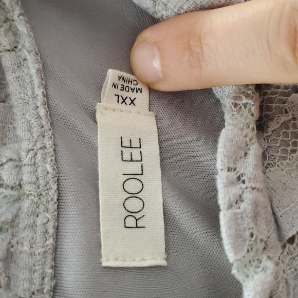 Roolee Jessica greige lace dress - Picture 4 of 10